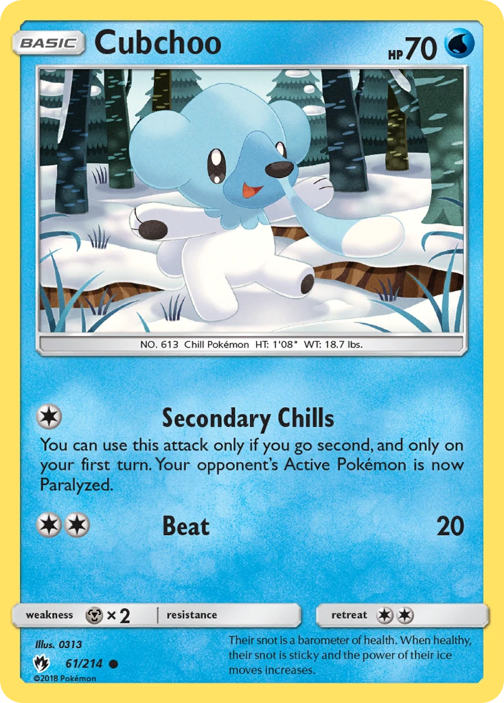 Cubchoo, 061/214
