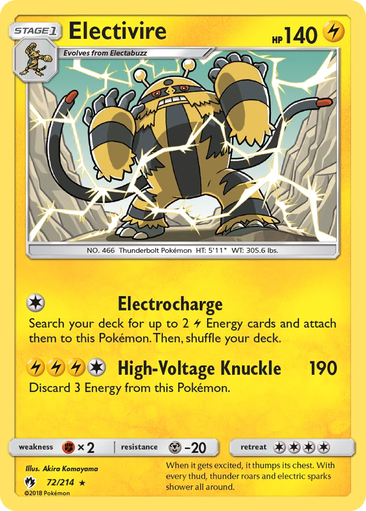 Electivire, 072/214