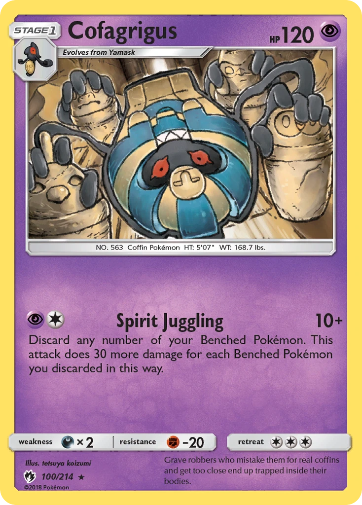 Cofagrigus, 100/214