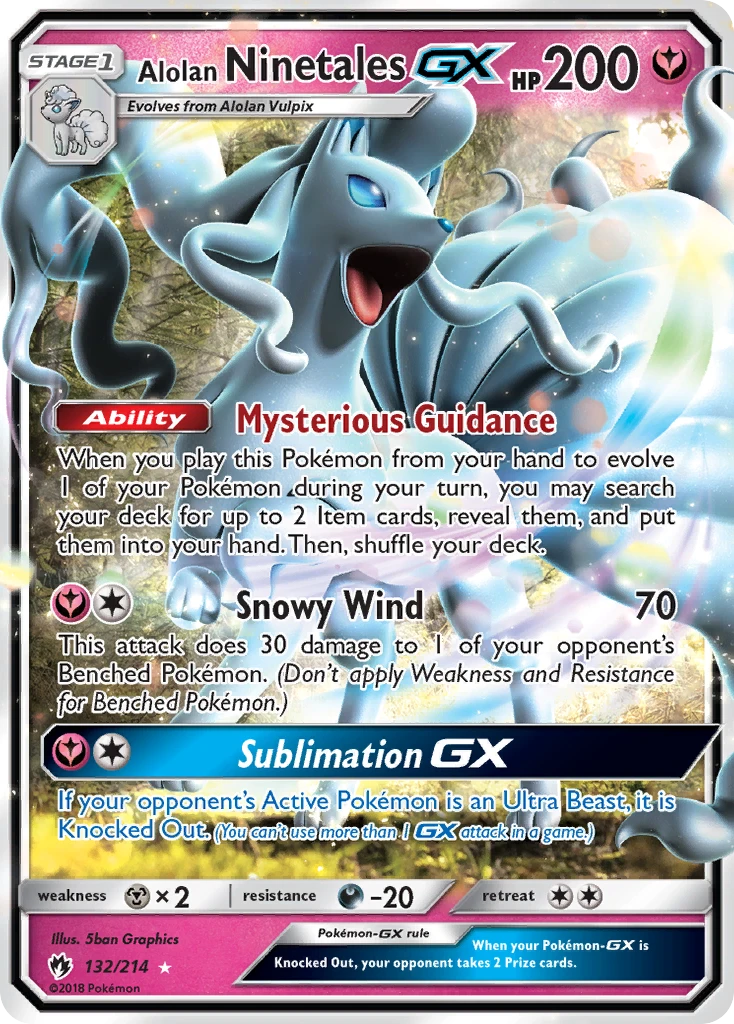 Alolan Ninetales-GX, 132/214