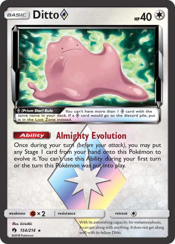 Ditto ◇, 154/214