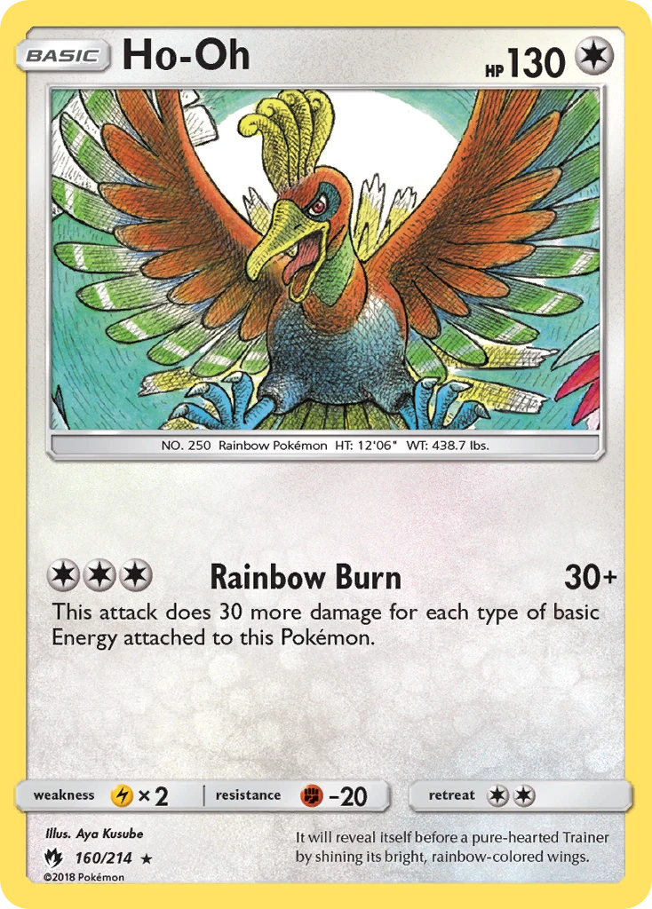 Ho-Oh, 160/214