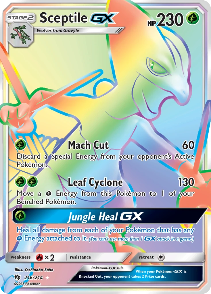 Sceptile-GX, 216/214