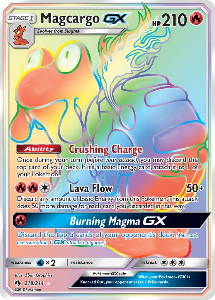 Magcargo-GX, 218/214