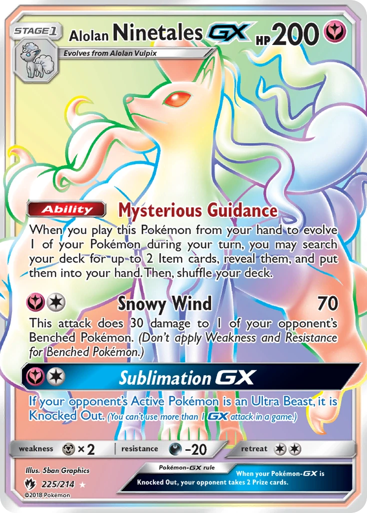 Alolan Ninetales-GX, 225/214