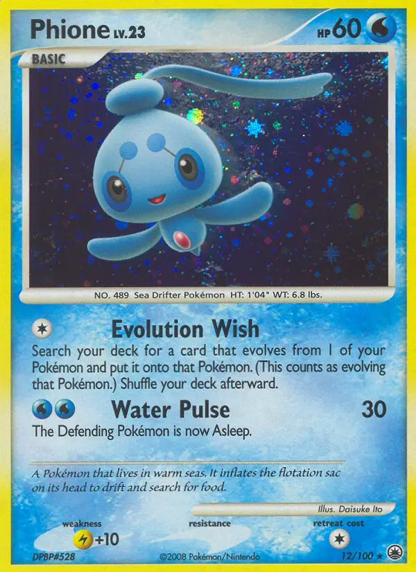 Phione, 12/100