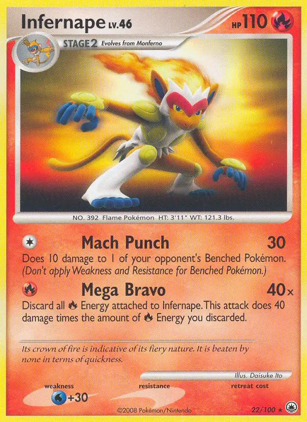 Infernape, 22/100