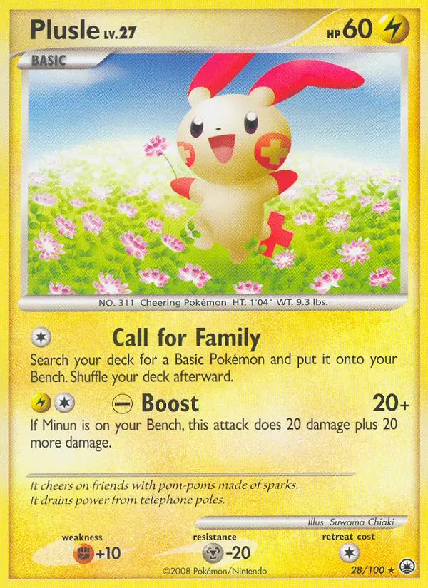 Plusle, 28/100