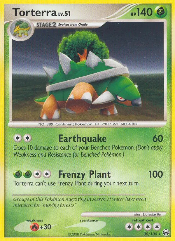 Torterra, 30/100