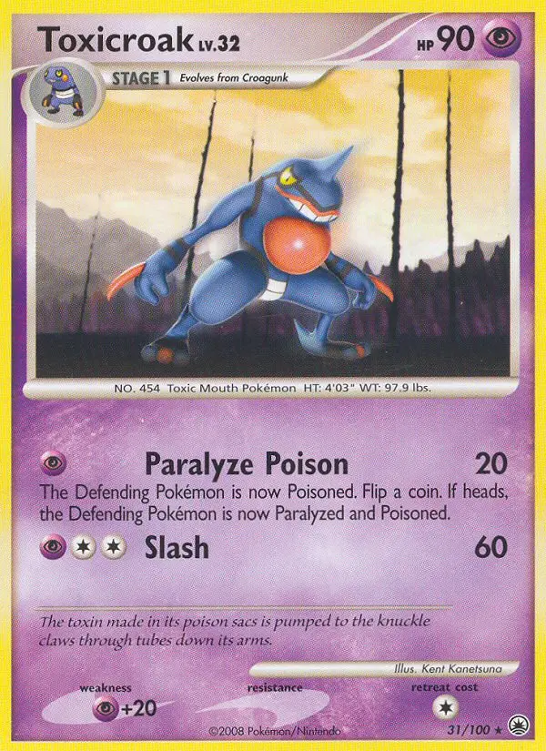 Toxicroak, 31/100