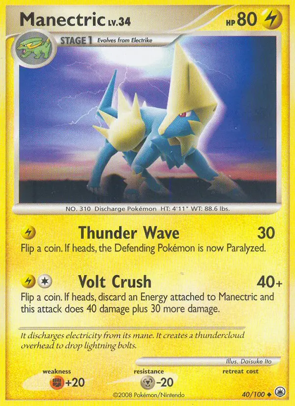 Manectric, 40/100