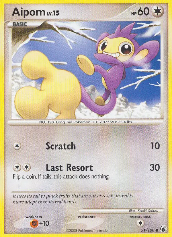 Aipom, 51/100