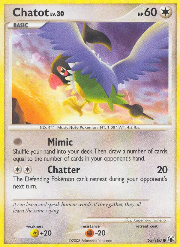Chatot, 55/100