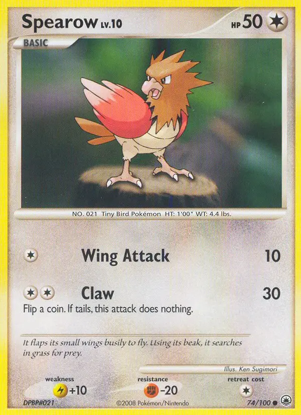 Spearow, 74/100