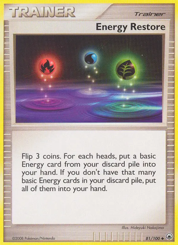 Energy Restore, 81/100