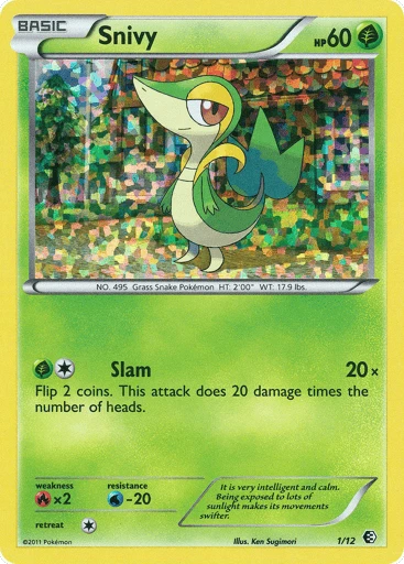 Snivy, 001/012