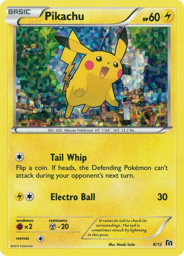 Pikachu, 006/012