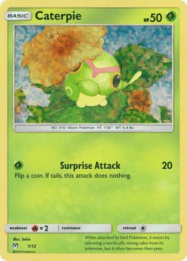 Caterpie, 001/012