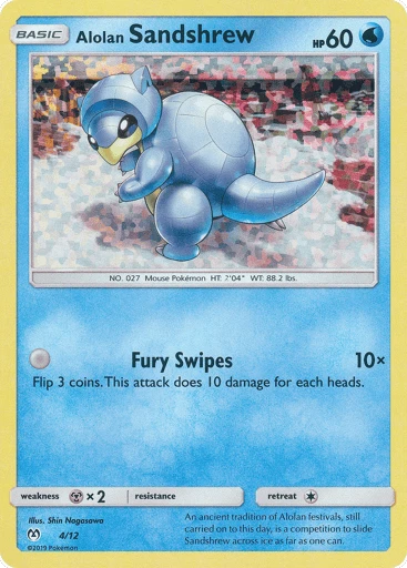 Alolan Sandshrew, 004/012