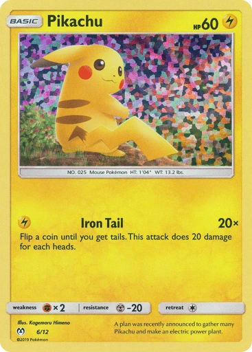 Pikachu, 006/012