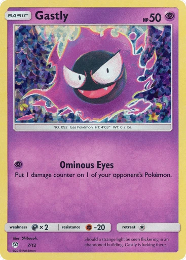 Gastly, 007/012