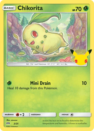 Chikorita, 002/025