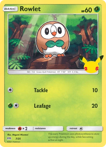 Rowlet, 007/025