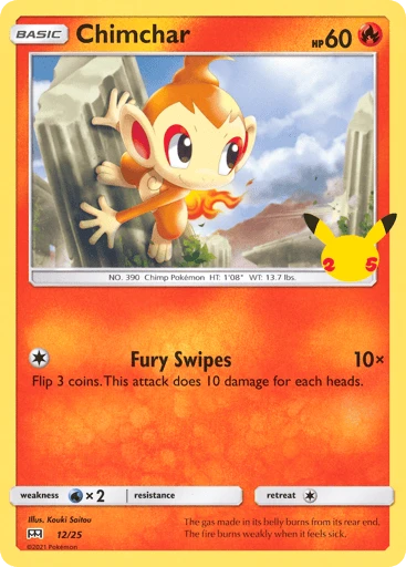 Chimchar, 012/025