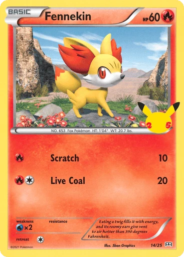 Fennekin, 014/025
