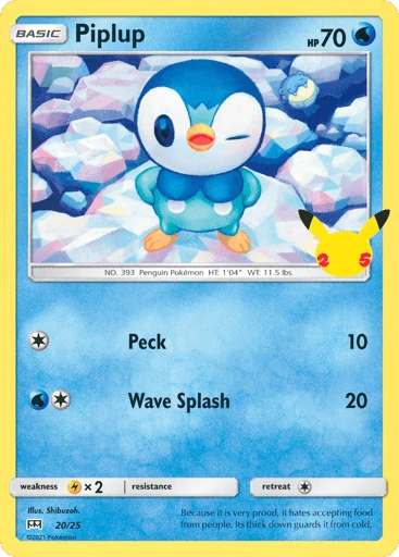 Piplup, 020/025