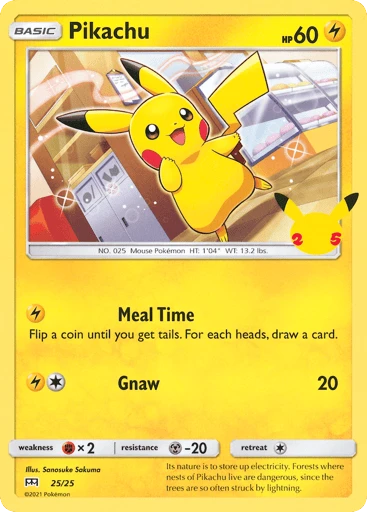 Pikachu, 025/025