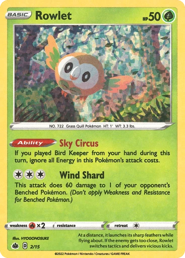 Rowlet, 002/015