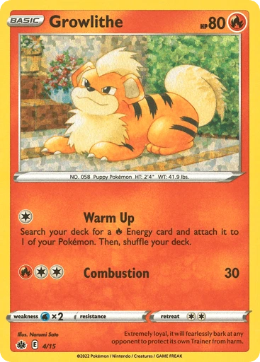 Growlithe, 004/015