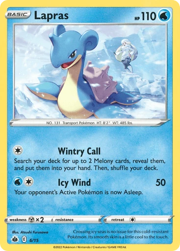 Lapras, 006/015