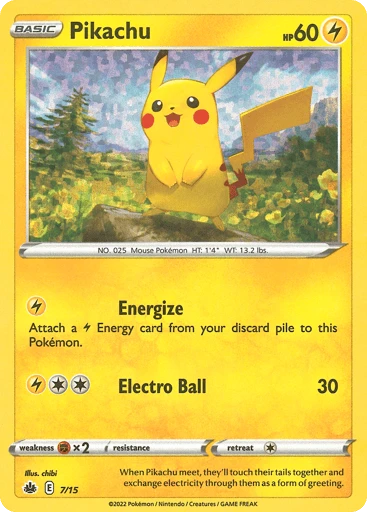 Pikachu, 007/015