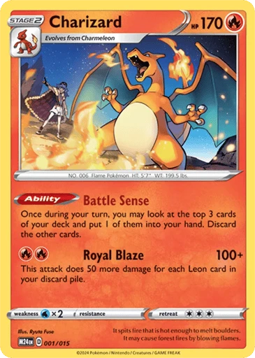 Charizard, 001/015