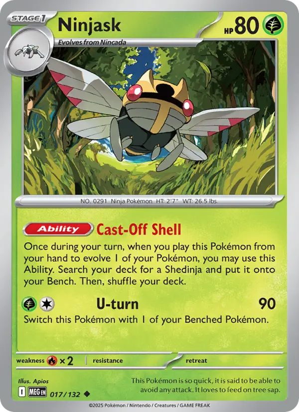 Ninjask, 017/132