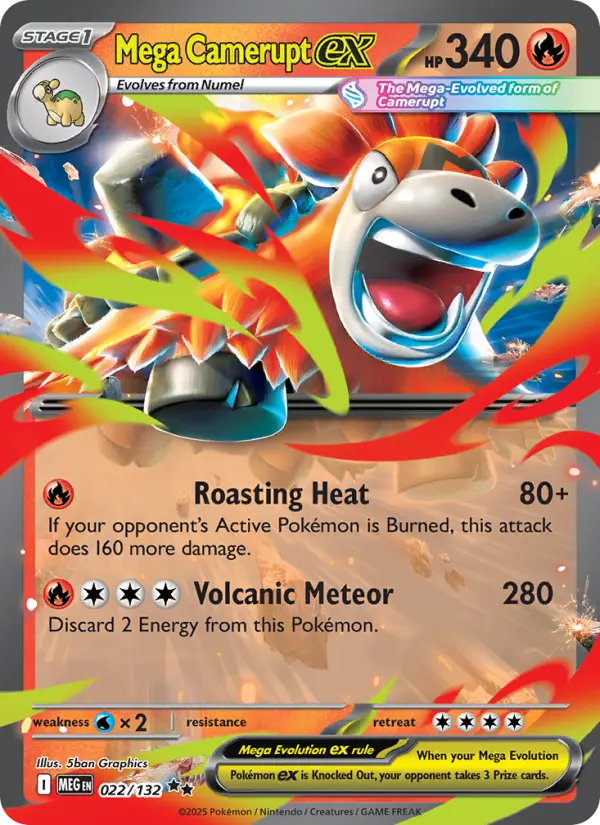 Mega Camerupt ex, 022/132