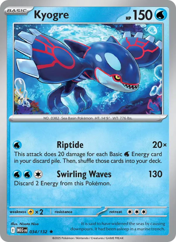 Kyogre, 034/132