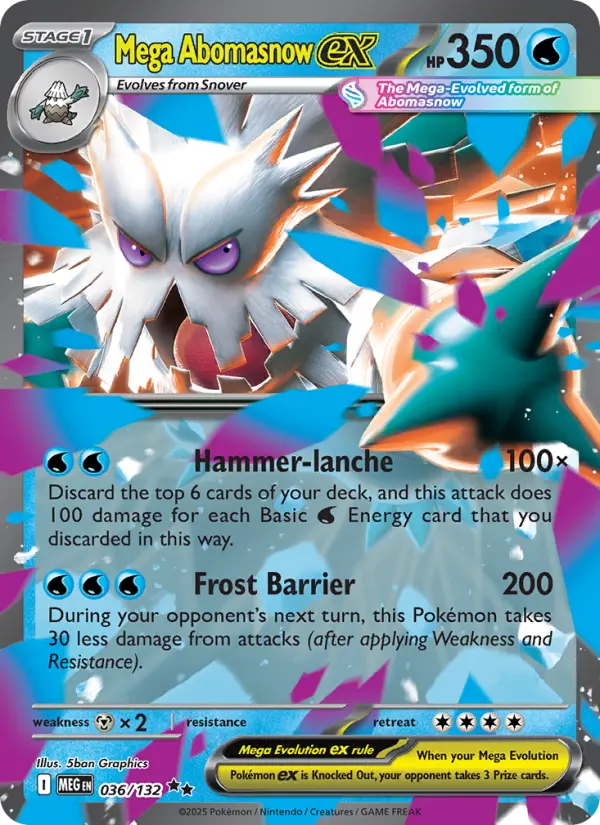 Mega Abomasnow ex, 036/132