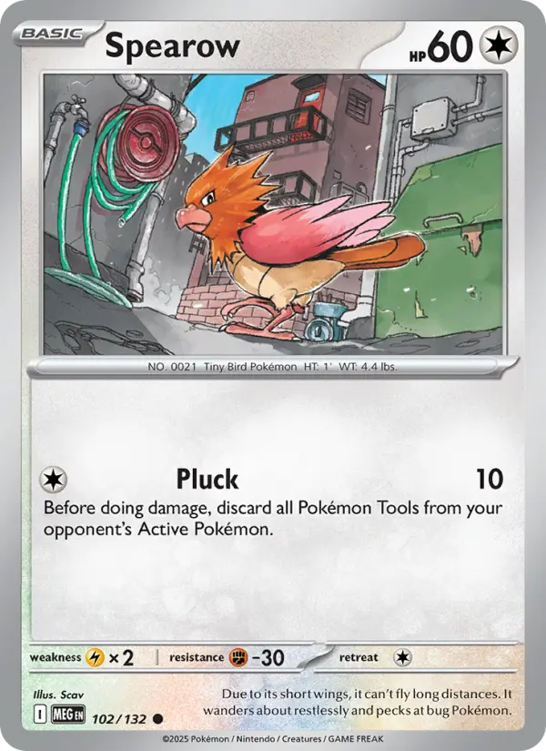 Spearow, 102/132