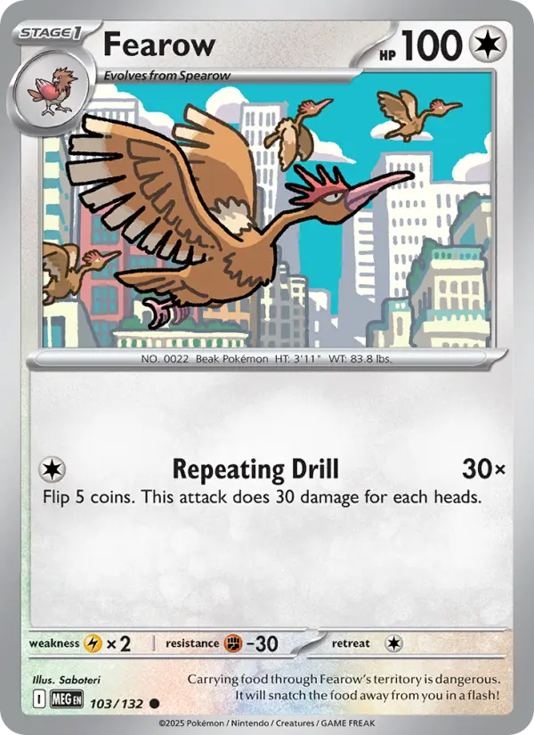 Fearow, 103/132