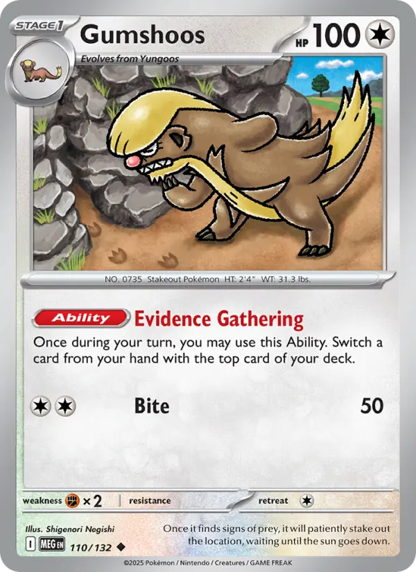 Gumshoos, 110/132