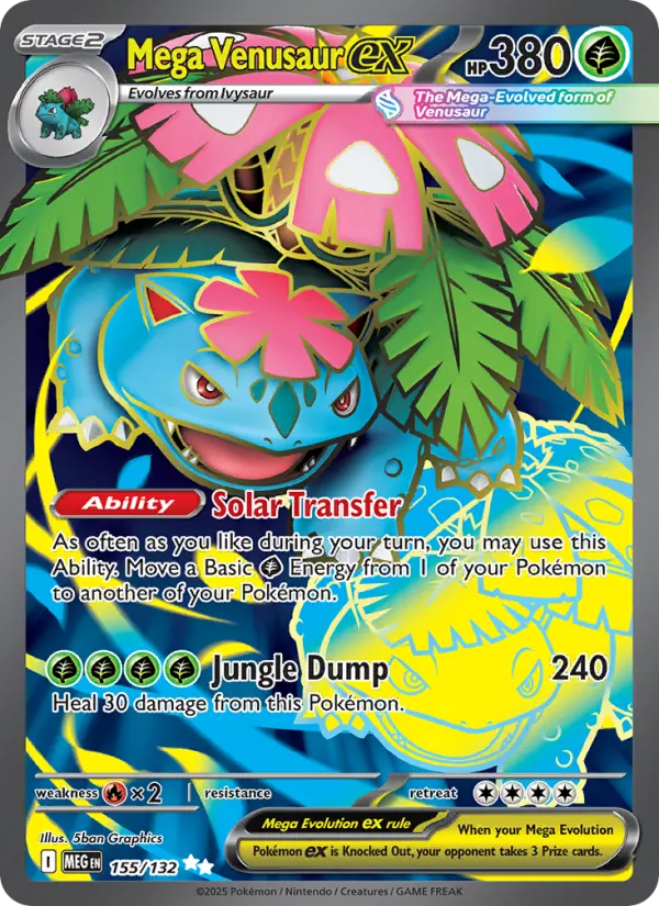 Mega Venusaur ex, 155/132