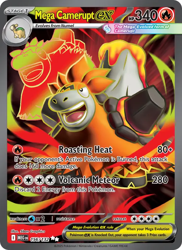 Mega Camerupt ex, 156/132