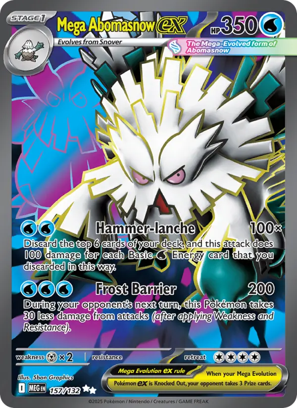 Mega Abomasnow ex, 157/132