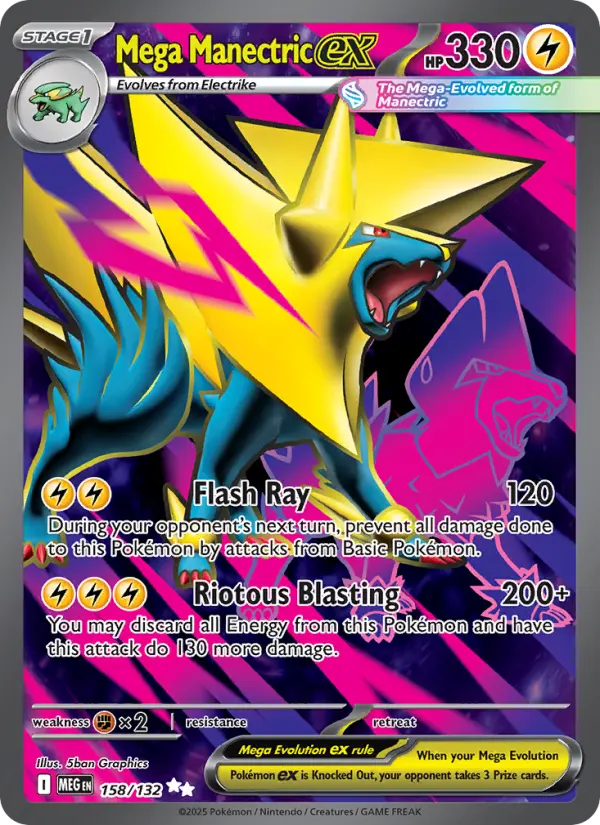 Mega Manectric ex, 158/132