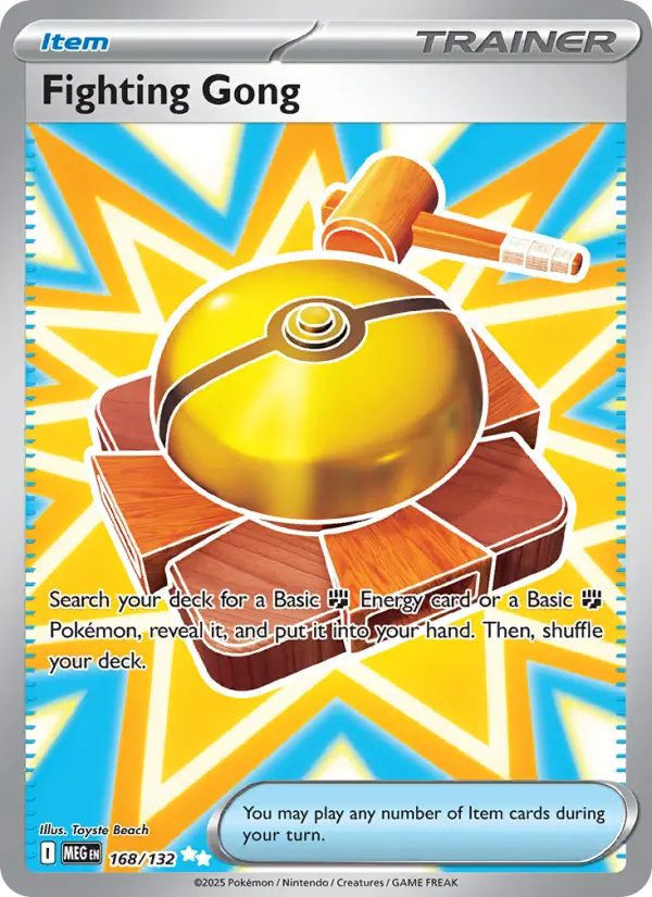 Fighting Gong, 168/132