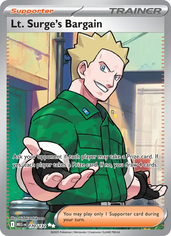 Lt. Surge's Bargain, 170/132