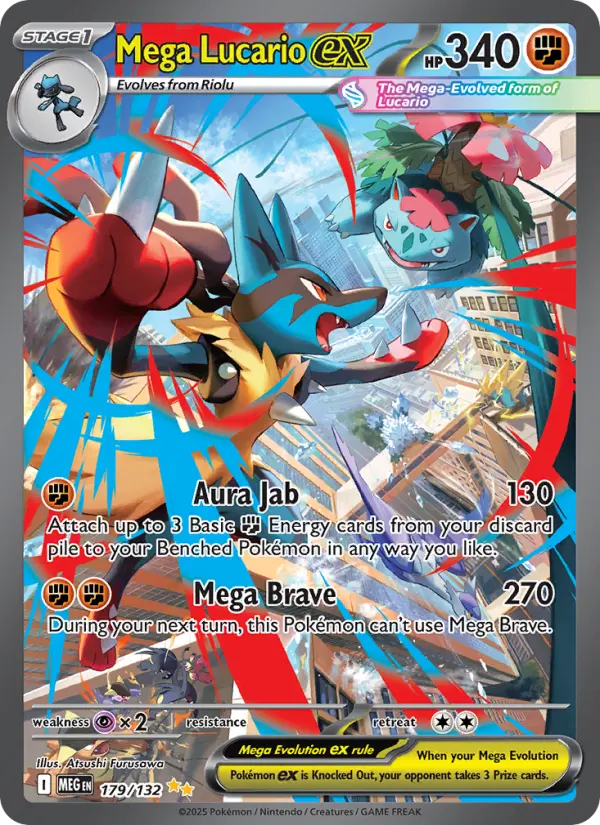Mega Lucario ex, 179/132